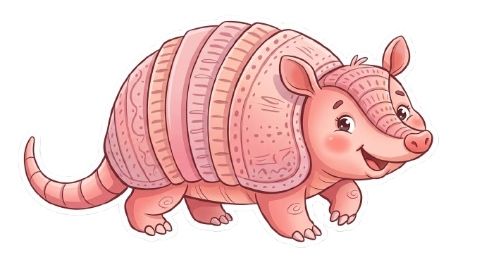 Amy the Pink Fairy Armadillo